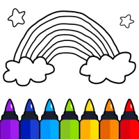 Coloring games for kids: 2-5 y