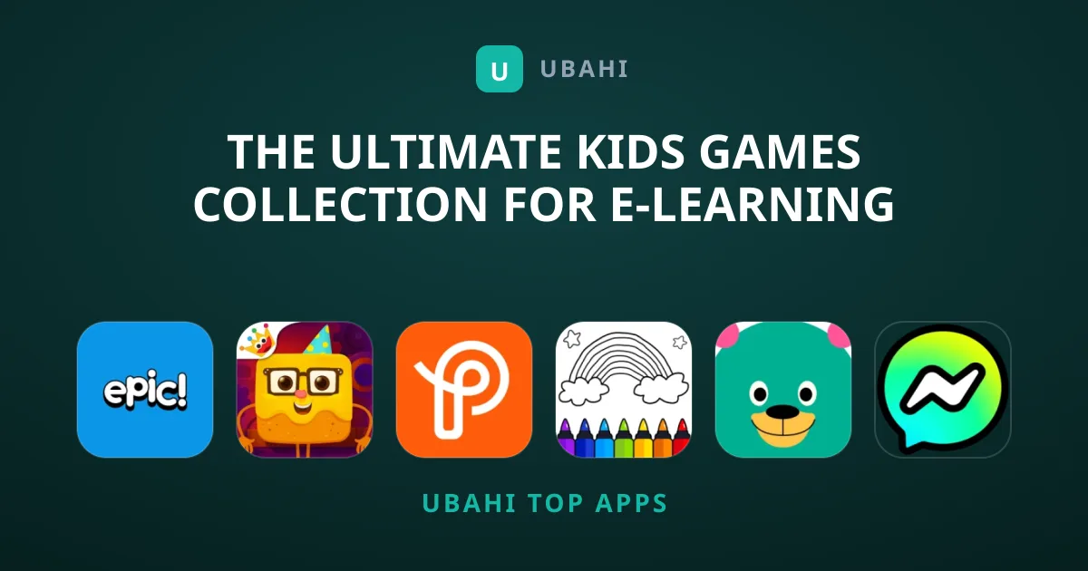 The Ultimate Kids Games Collection for E-Learning and Play